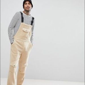 ASOS Men’s Fleece Jumpsuit with front and back pockets and ski clasps